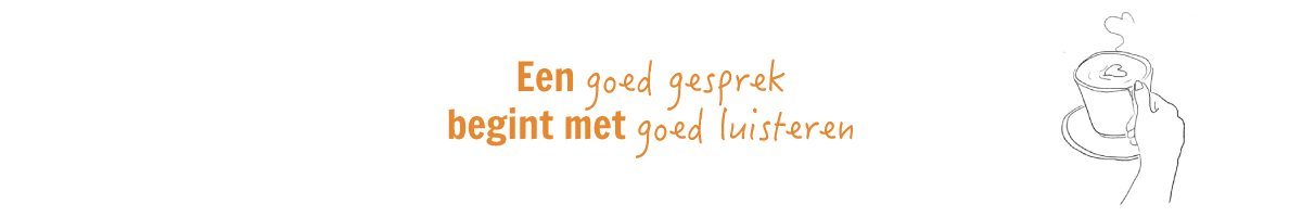 Een goed gesprek, een luisterend oor